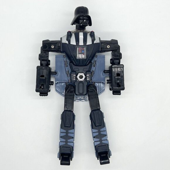 VTG Star Wars Transformers Crossover Darth Vader Tie Advanced 2005 Action Figure - Picture 3 of 12